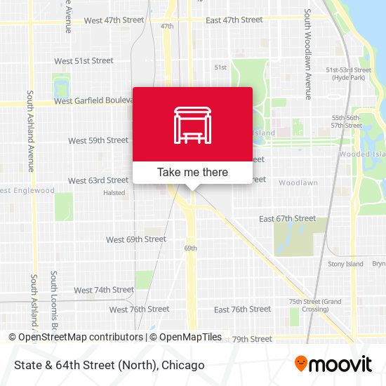 State & 64th Street (North) map