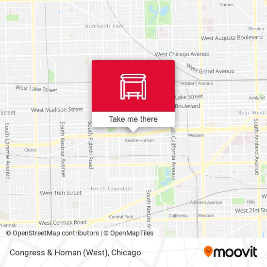 Mapa de Congress & Homan (West)