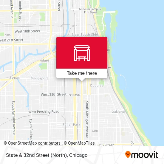 State & 32nd Street (North) map