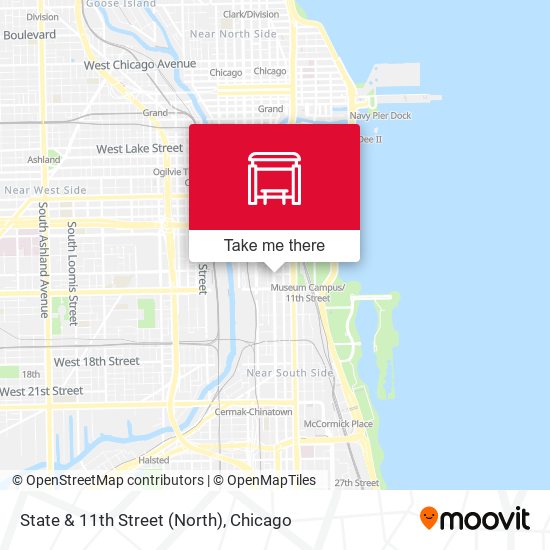 State & 11th Street (North) map