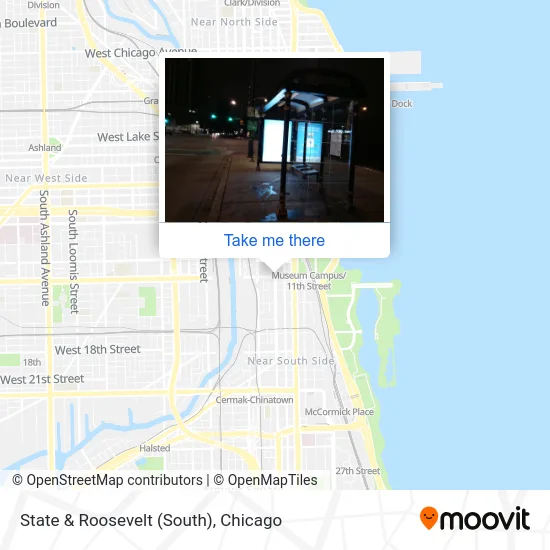 State & Roosevelt (South) map