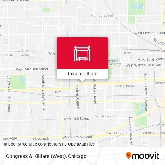 Congress & Kildare (West) map