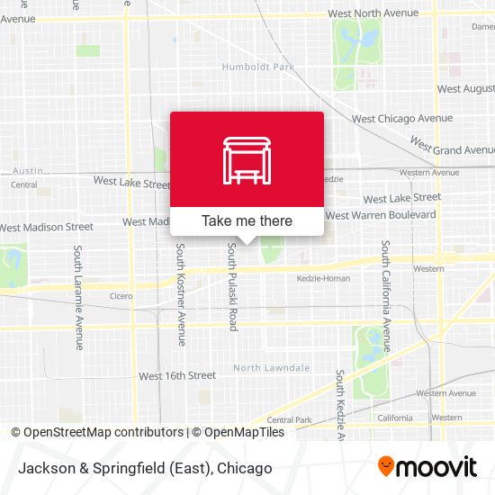 Jackson & Springfield (East) map