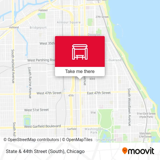 State & 44th Street (South) map