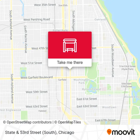 State & 53rd Street (South) map