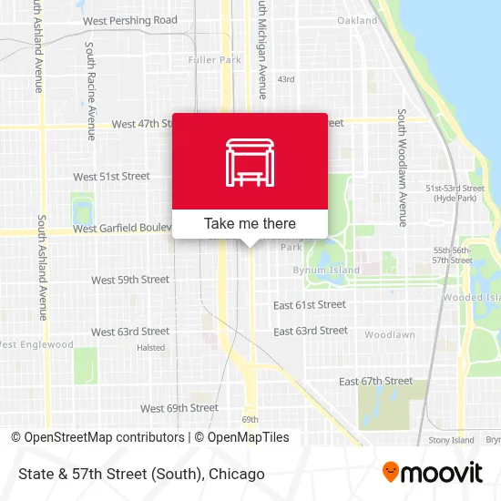 State & 57th Street (South) map