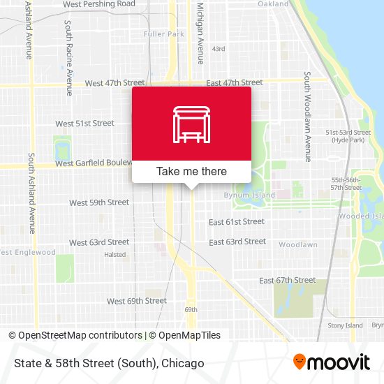 State & 58th Street (South) map