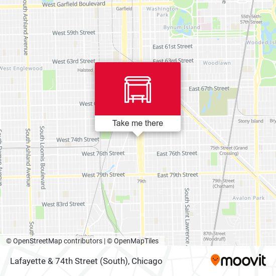Lafayette & 74th Street (South) map