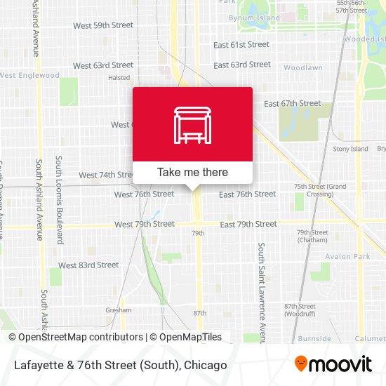 Lafayette & 76th Street (South) map