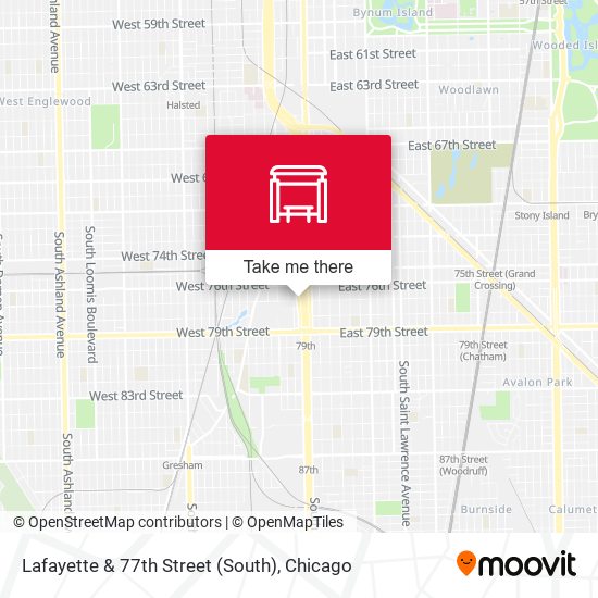 Mapa de Lafayette & 77th Street (South)
