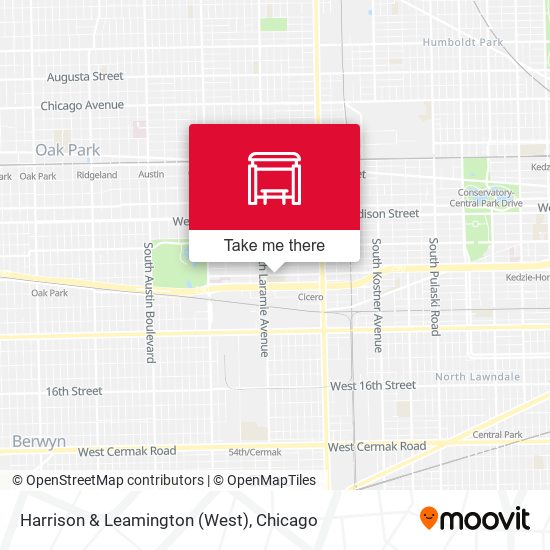 Harrison & Leamington (West) map