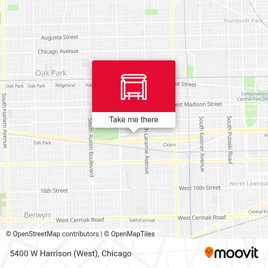 5400 W Harrison (West) map
