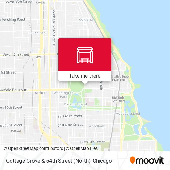 Cottage Grove & 54th Street (North) map