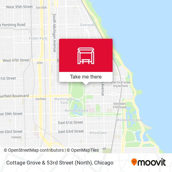 Mapa de Cottage Grove & 53rd Street (North)