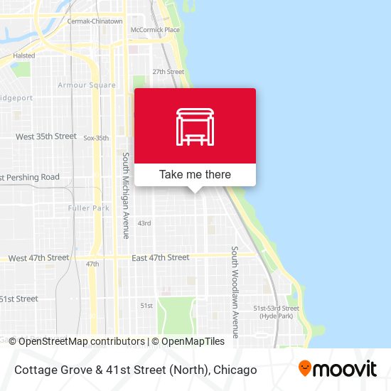 Cottage Grove & 41st Street (North) map