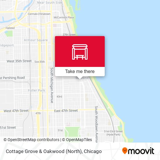 Mapa de Cottage Grove & Oakwood (North)