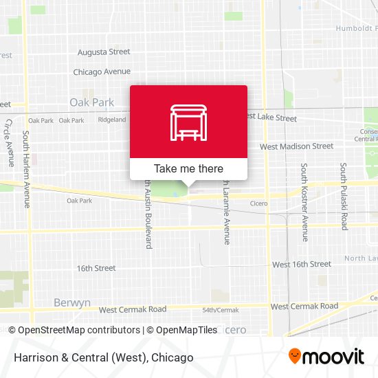 Mapa de Harrison & Central (West)