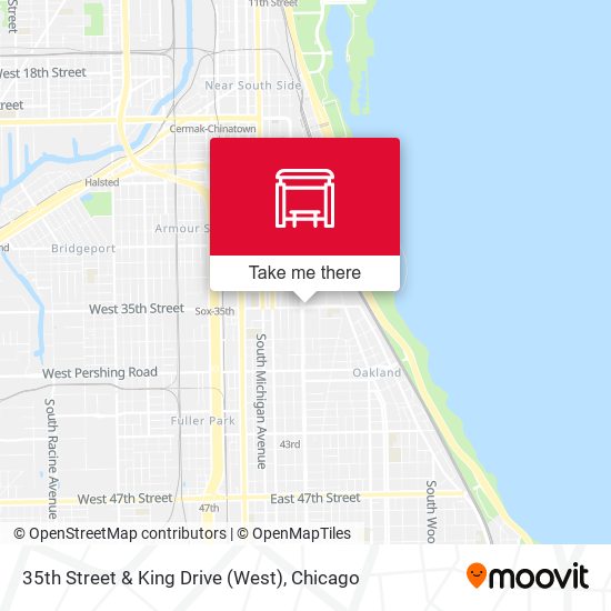 35th Street & King Drive (West) map