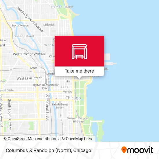 Columbus & Randolph (North) map