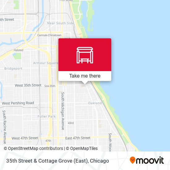 35th Street & Cottage Grove (East) map