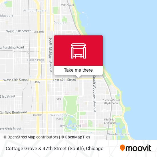 Cottage Grove & 47th Street (South) map