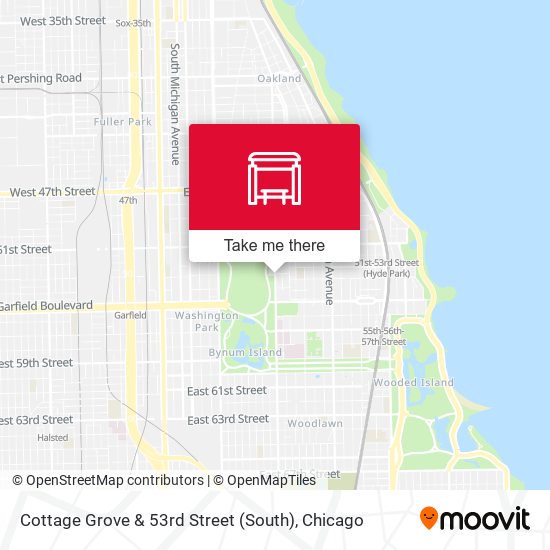 Cottage Grove & 53rd Street (South) map