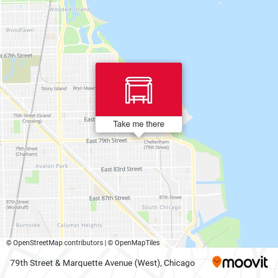 79th Street & Marquette Avenue (West) map