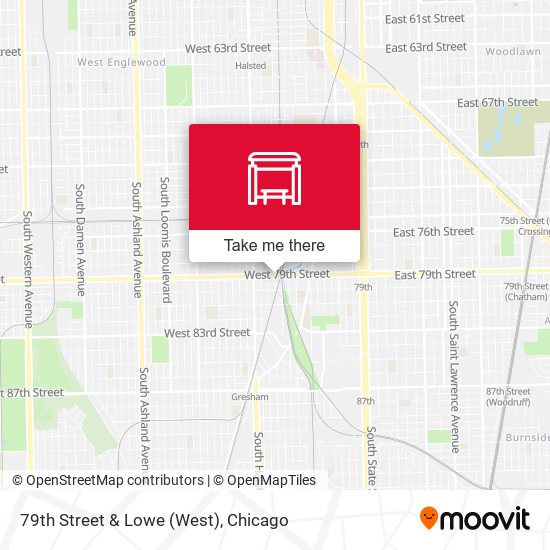 79th Street & Lowe (West) map