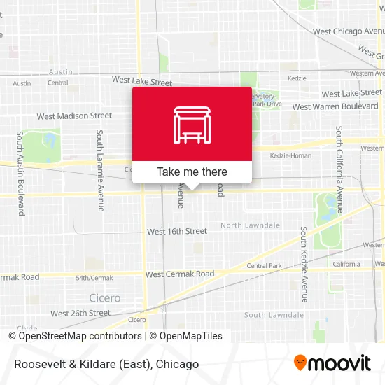 Roosevelt & Kildare (East) map