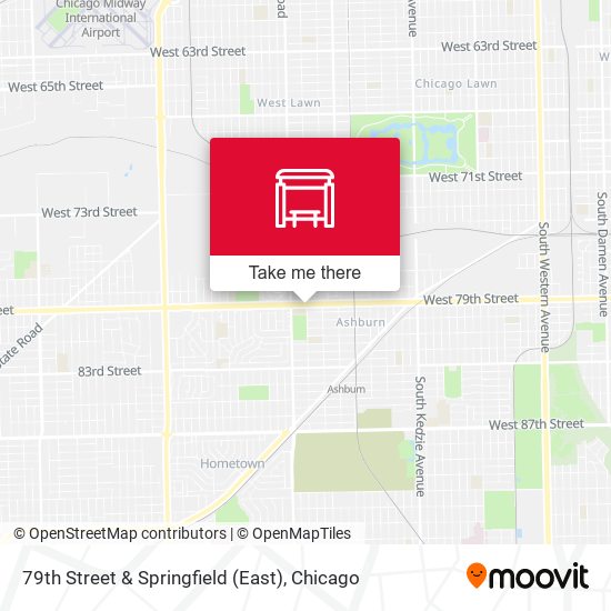 79th Street & Springfield (East) map