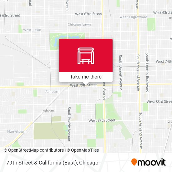 79th Street & California (East) map