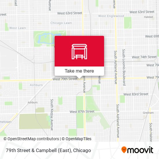 79th Street & Campbell (East) map