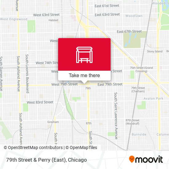 79th Street & Perry (East) map