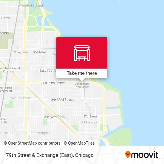 79th Street & Exchange (East) map