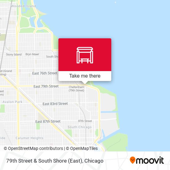 79th Street & South Shore (East) map