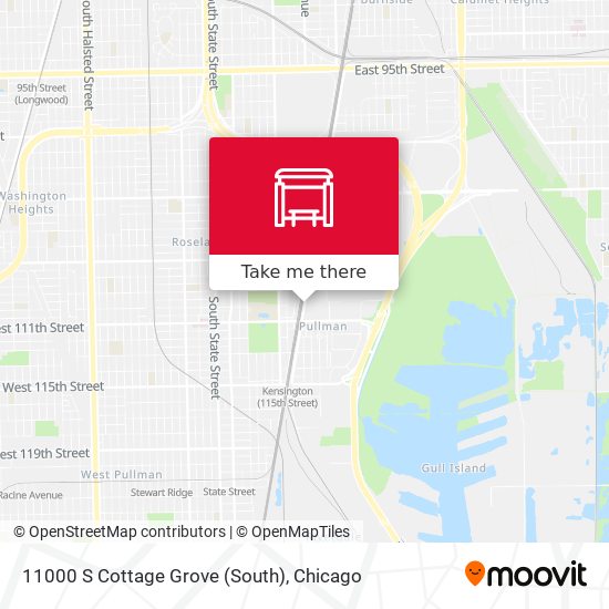 11000 S Cottage Grove (South) map