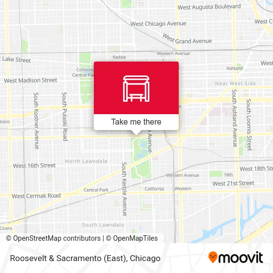 Roosevelt & Sacramento (East) map