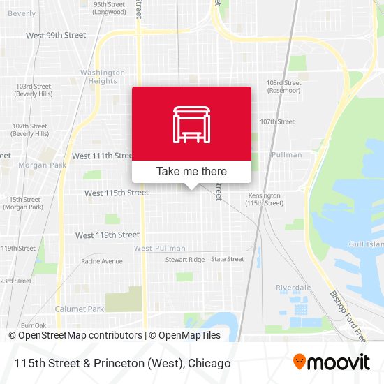 115th Street & Princeton (West) map