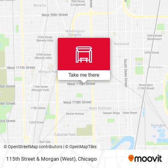 115th Street & Morgan (West) map