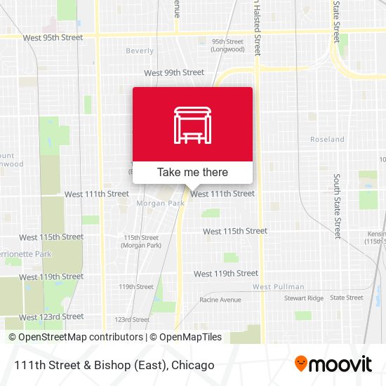 111th Street & Bishop (East) map