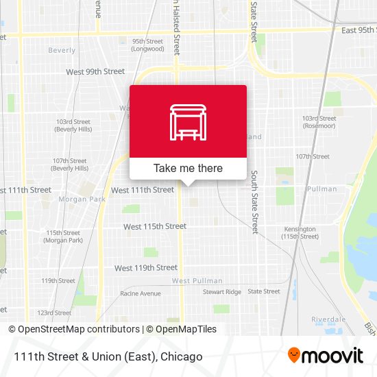 111th Street & Union (East) map