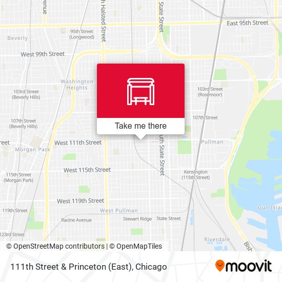 111th Street & Princeton (East) map