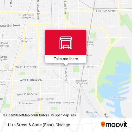 111th Street & State (East) map