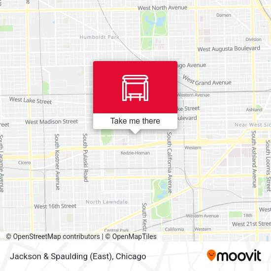 Jackson & Spaulding (East) map