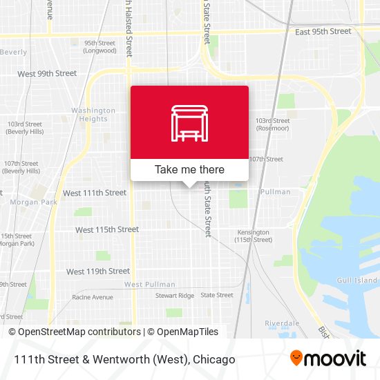 111th Street & Wentworth (West) map