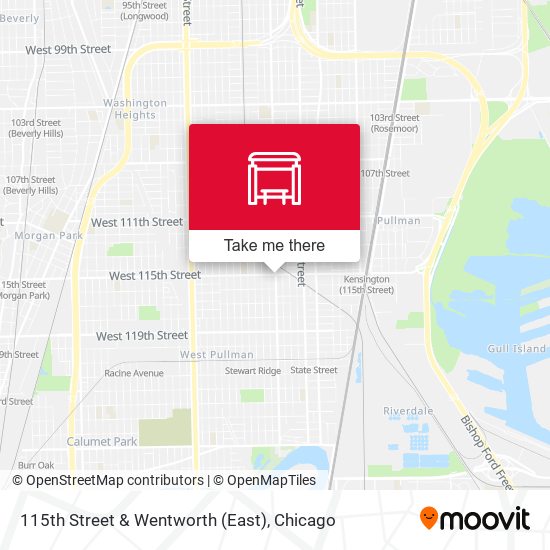 115th Street & Wentworth (East) map