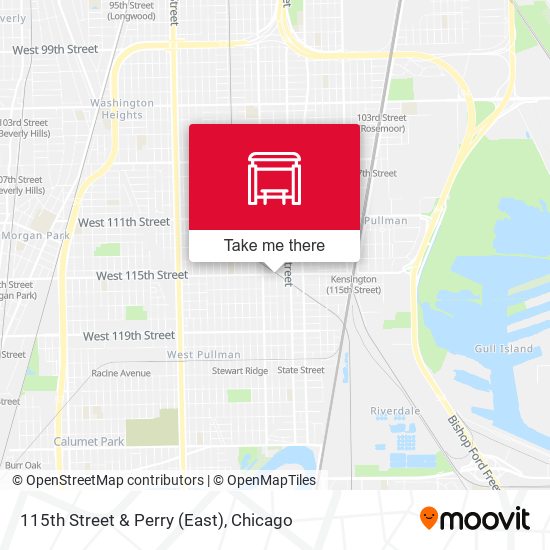 115th Street & Perry (East) map