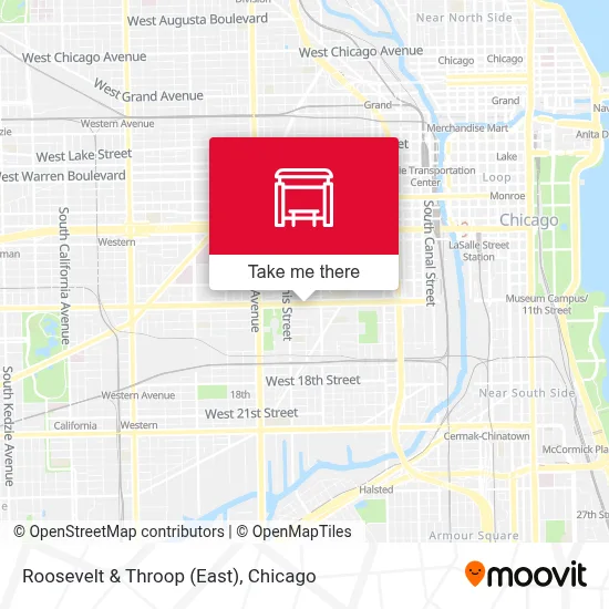 Roosevelt & Throop (East) map
