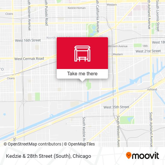 Kedzie & 28th Street (South) map