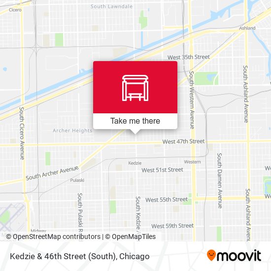 Kedzie & 46th Street (South) map